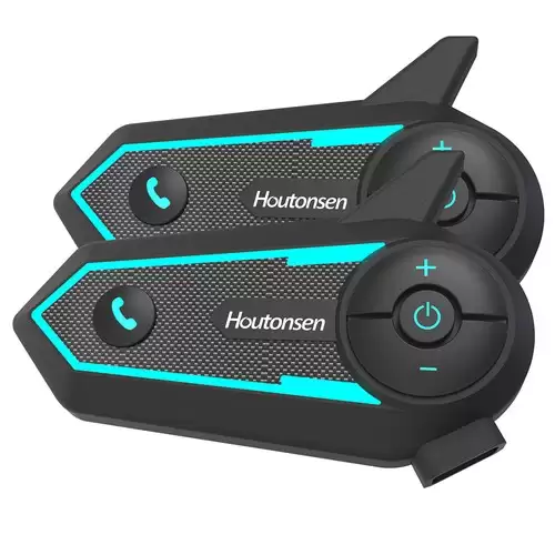 Order In Just $48.99 Houtonsen S6 Motorcycle Helmet Headset, 1000m Real-time Intercom Distance, Voice Navigation, Bluetooth 5.1, 30h Working Time, Type-c Interface, Ip65 Waterproof - 2pcs Pack With This Coupon At Geekbuying