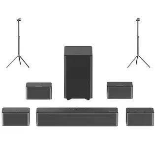 Order In Just $284.14 Ultimea Poseidon D80 7.1 Soundbar + 1*steady 300 Speaker Stand, Dolby Atmos, 460w Peak Power, App Control, 10 Bands Equalizer Settings, 121 Preset Eq Matrices, Bluetooth 5.3 With This Discount Coupon At Geekbuying