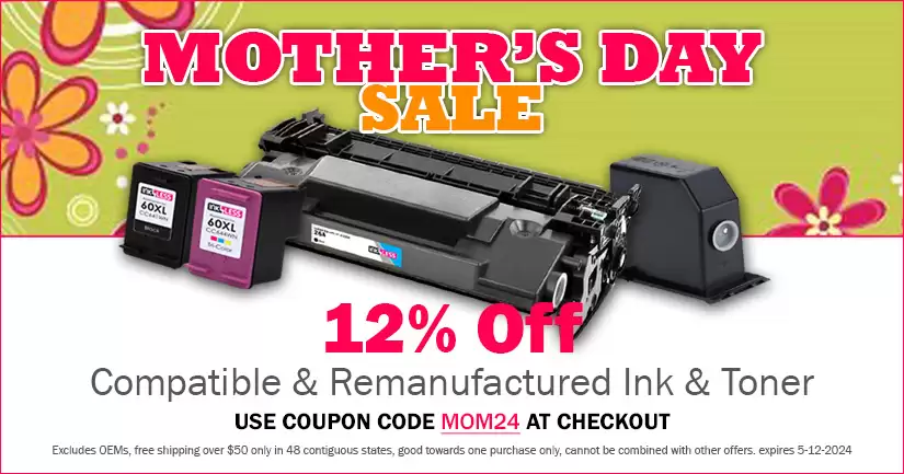 Get 12% Off Compatible And Remanufactured Ink & Toner Cartridges At Ink4less