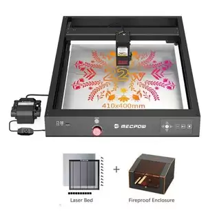 Pay Only $526.43 For Mecpow X4 22w Laser Engraver Cutter + Fc1 Fireproof Enclosure + Laser Bed With This Coupon Code At Geekbuying