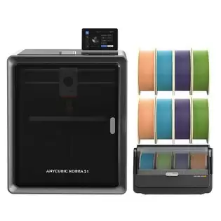 Order In Just $681.33 Anycubic Kobra S1 Combo 3d Printer + 8kg Pantone Pla Filament - 2kg Peach Fuzz + 2kg Interstellar Violet + 2kg Spring Leaf + 2kg Tropical Turquoise With This Discount Coupon At Geekbuying