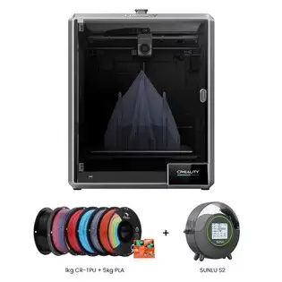 Pay Only $747.79 For Creality K1 Max 3d Printer + Sunlu S2 Dryer + 5kg Creality Ender-pla Pro + 1kg Cr-tpu With This Coupon Code At Geekbuying