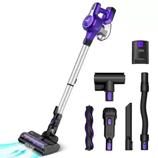 Order In Just $141.32 Inse S6 Cordless Handheld Vacuum Cleaner 25kpa Suction 250w Motor 1.2 Dust Box 2500 Mah Battery For Wood Floor, Carpet, Stair, Curtain, Car, Furniture - Purple With This Discount Coupon At Geekbuying