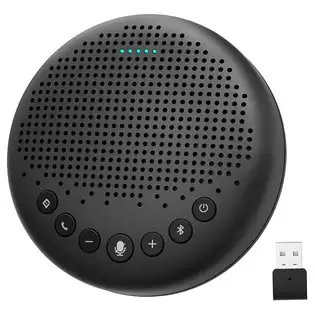 Pay Only $63.62 For Emeet Luna Lite Portable Bluetooth Conference Speaker With Microphones, Voice Ai Noise Cancelling, Usb / Bluetooth / Wireless Adapter / Aux Connection, Daisy Chain, 360 Voice Pickup With This Coupon Code At Geekbuying