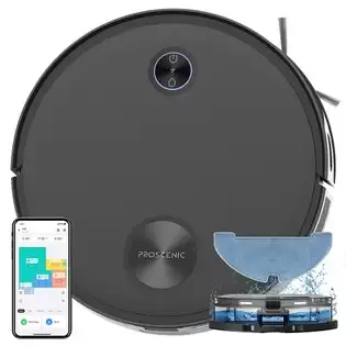 Order In Just $157.16 Proscenic V10 Robot Vacuum Cleaner 3 In 1 Vacuuming Sweeping And Mopping 3000pa Vibrating Mopping System Lds Navigation 240ml Dust Bin 2600mah Battery 120mins Runtime Smart App & Alexa Control - Black With This Discount Coupon At Geekbuying