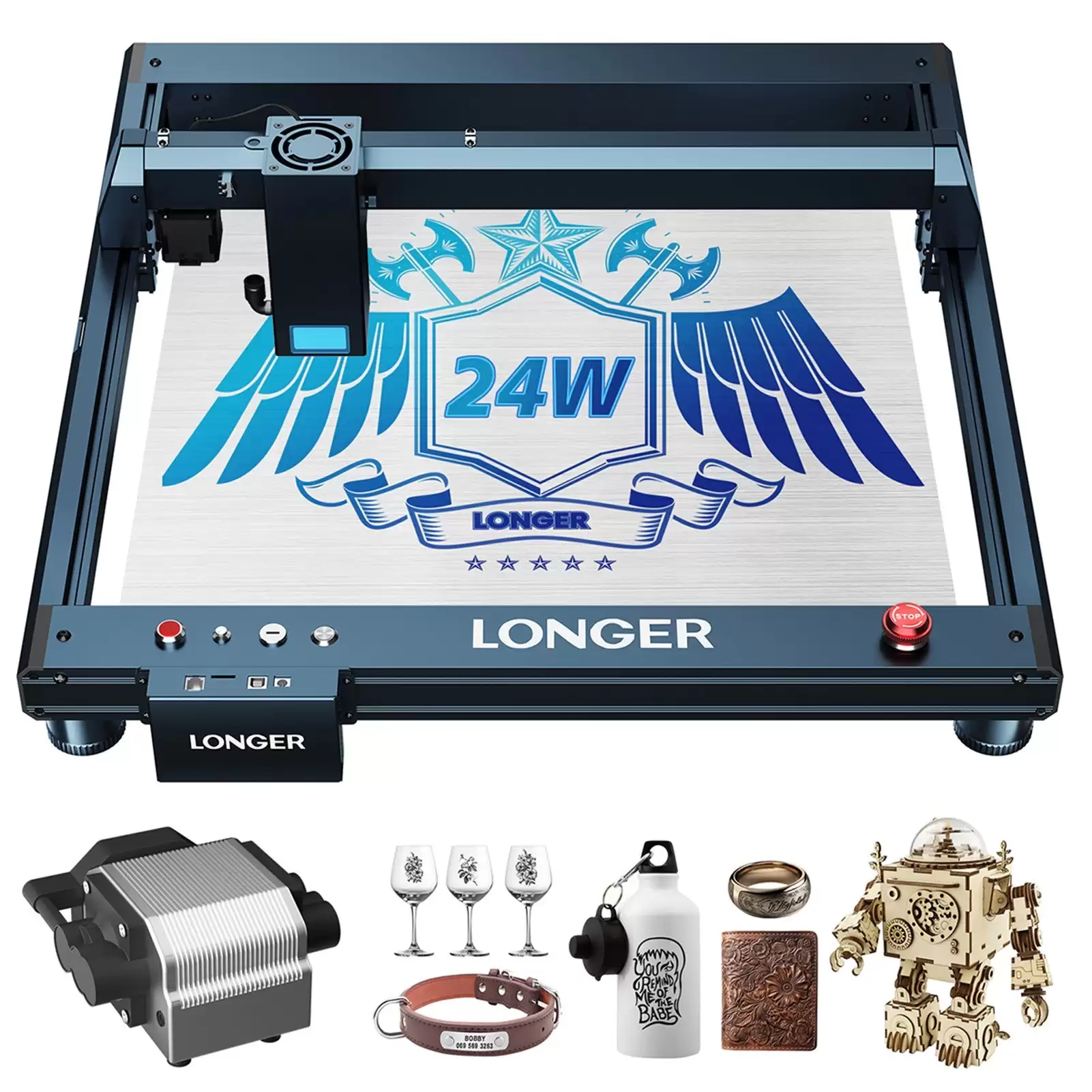 Pay Only $535 For Longer Laser B1 20w Laser Engraver 24w Laser Power With This Discount Coupon At Cafago