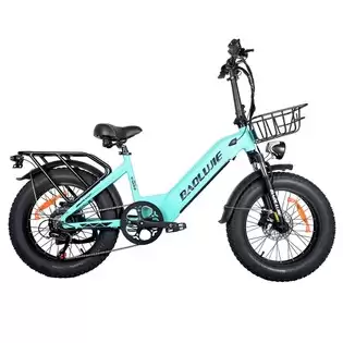 Pay Only €899.00 For Baolujie Dp2003 Electric Bike, 20*4.0 Inch Fat Tires 500w Motor 48v 12ah Battery 45km/h Max Speed 40km Max Range Shimano 7-speed Lcd Display - Blue With This Coupon Code At Geekbuying