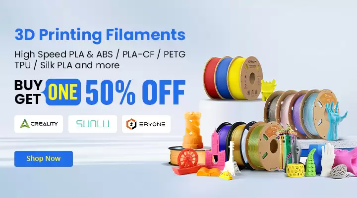3d Printing Filaments Sale Geekbuying Deal Coupon Buy One 3d Print Filament And Get The 2nd One 50% Off