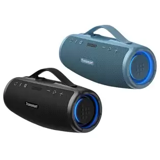 Order In Just $122.63 2pcs Tronsmart Mirtune S100 Portable Outdoor Speaker, Bluetooth 5.3, Customizable Eq, 50w Output, 20 Hours Of Playtime, Ipx7 Waterproof, Retractable Handle - Blue + Black With This Discount Coupon At Geekbuying