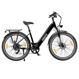 Pay Only $1,014.17 For Eskute Es-28-lj Electric Bike, 250w Motor, 36v 20ah Battery, 28*1.75' Tires, 25km/h Max Speed, 120km Range, Shimano 7-speed, Hydraulic Suspension Front Fork - Black With This Coupon Code At Geekbuying