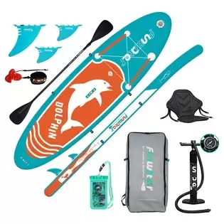 Order In Just $189.35 Funwater New Tiki Supfw05a Inflatable Stand Up Paddle Board 10.6'' Long 33' Wide 6' Thick With This Discount Coupon At Geekbuying