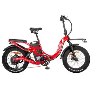 Pay Only €1479.00 For Fafrees F20 X-max Electric Bike 20*4.0 Inch Fat Tire 750w Brushless Motor 48v 30ah Battery 25km/h Default Max Speed 200km Max Range Shimano 7 Speed Gear Shift System Hydraulic Disc Brakes - Red With This Coupon Code At Geekbuying