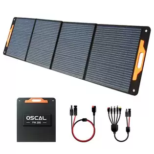 Order In Just $249.00 Oscal Pm200 200w Foldable Solar Panel, Adjustable Kickstand, 22% Solar Conversion Efficiency, Etfe Material With This Discount Coupon At Geekbuying