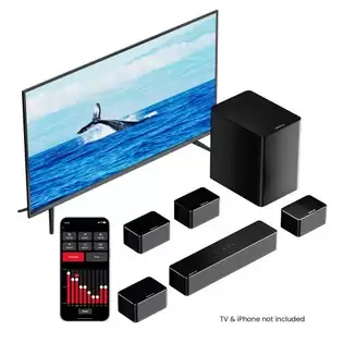 Pay Only $189.84 For Ultimea Poseidon D70 Soundbar Subwoofer Speaker Kit, 7.1 Channel, 10 Bands Equalizer, 121 Preset Eq Matrices With This Coupon Code At Geekbuying