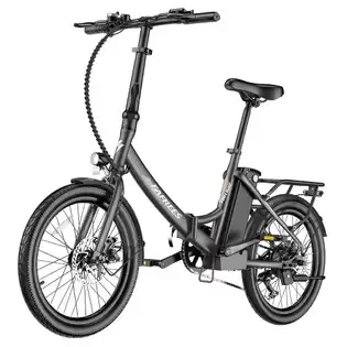 Pay Only €749.00 For Fafrees F20 Light Folding City E-bike 20*1.95 Inch Tire 36v 250w Motor 25km/h Max Speed 14.5ah Battery Shimano 7-speed Gear Ipx4 Waterproof - Black With This Coupon Code At Geekbuying