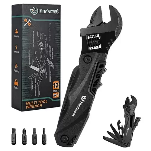 Order In Just $18.52 Hanboost M1 12 In 1 Multitool Wrench, Camping Gear, Multipurpose Pocket Size Gadget, With Screwdriver Cutting Saw Bottle Opener For Maintenance, Camping, Diy And Gift With This Coupon At Geekbuying