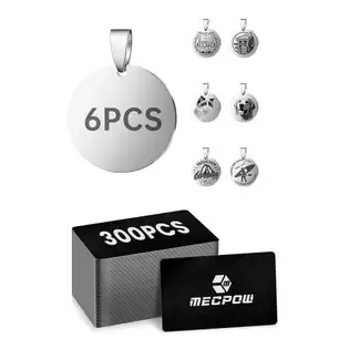 Pay Only €24.99 For Mecpow 300pcs Aluminum Blank Black Business Cards + 6pcs 25mm Silver Pet Tags With This Coupon Code At Geekbuying