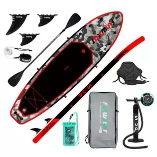 Order In Just €205.00 Funwater Supfw10b Inflatable Stand Up Paddle Board 10.8'' Long 33' Wide 6' Thick With This Discount Coupon At Geekbuying