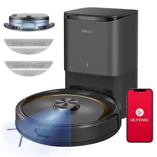 Pay Only €259.00 For Ultenic T10 Elite Robot Vacuum Cleaner With Dust Collection Station, 2 In 1 Vacuuming Mopping, 2200pa Suction, Lidar Navigation, 3l Dust Bag, Carpet Boost, 3200mah Battery, Up To 150 Mins Runtime, App/voice Control With This Coupon Code At Geekbuying