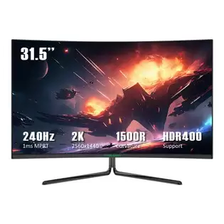 Pay Only $350.08 For Titan Army C32c1s 1500r Curved Gaming Monitor, 31.5-inch 2560*1440 Hva Fast Panel, 240hz Refresh Rate, 1ms Mprt, Adaptive Sync, Hdr400, 99% Srgb, Game Plus Mode, Support Pip & Pbp Display, Low Blue Light With This Coupon Code At Geekbuying