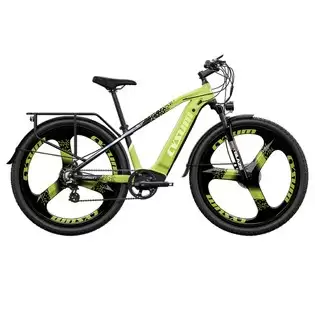 Pay Only €1389.00 For Cysum Cm520 Electric Mountain Bike 29*2.1 Inch Chaoyan Tire 500w Brushless Motor 35-40km/h Max Speed 48v 14ah Lg Removable Battery Shimano 7 Speed 50-70km Range Dual Disc Brakes - Green With This Coupon Code At Geekbuying