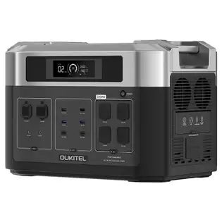 Pay Only €969.00 For (free Gift Mc4 Cable) Oukitel Bp2000 Balcony Power Station, 2048wh/640000mah Lifepo4 Battery Solar Generator, 2200w Ac Output, 2000w Ups, 1800w Ac Charging, Expand Up To 7 Battery Packs, 15 Outputs, Compatible With 99% Of Balcony Power Plants With This C