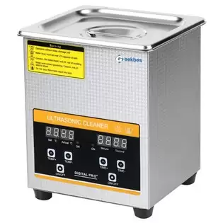 Order In Just $48.43 Geekbes 2l Digital Ultrasonic Cleaner, 60w Ultrasonic Power, 100w Heating Power, Adjustable Time/temperature, Manicure Pedicure Spa Salon Barber Equipment For Sundry Beauty Hair Nail Tattoo Metal Tools, Tank Size 150x135x100mm/5.9x5.3x3.9 Inch With This