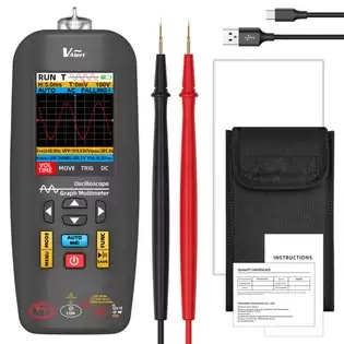 Pay Only $60.27 For Bside O1x 3 In 1 Oscilloscope Multimeter Electric Pen, 10mhz Bandwidth, 2.8 Inch Tft Color Screen, 2000mah Lithium Battery, Led Flashlight With This Coupon At Geekbuying