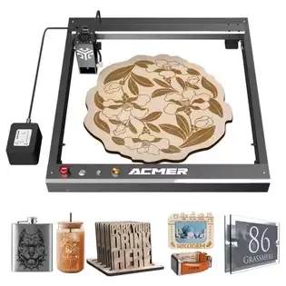 Order In Just $549.00 Acmer P2 20w Laser Engraver Cutter, Fixed Focus, Engraving At 30000mm/min, Ultra-silent Auto Air Assist, 0.01mm Engraving Accuracy, Ios Android App Control, Pre-assembled, 420*400mm With This Discount Coupon At Geekbuying