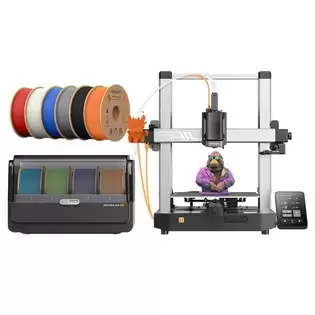 Order In Just $486.51 Anycubic Kobra 3 3d Printer With Ace Pro Combo + 6kg Creality Hyper-pla Filament -black + Red + Blue + Grey + White + Orange With This Discount Coupon At Geekbuying