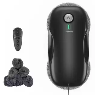 Pay Only €139.99 For Tosima W2 Window Cleaning Robot, Max 3800pa Suction, Intelligent Path Planning, Edge Detection, Remote Control, 25mins Backup Battery, With 12 Mops - Black With This Coupon Code At Geekbuying