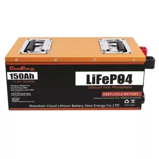 Order In Just $389 Cloudenergy 12v 150ah Lifepo4 Battery Pack Backup Power, 1920wh Energy, 6000+ Cycles, Built-in 100a Bms, Support In Series/parallel, Perfect For Replacing Most Of Backup Power, Rv, Boats, Solar, Trolling Motor, Off-grid With This Coupon At Geekbuying