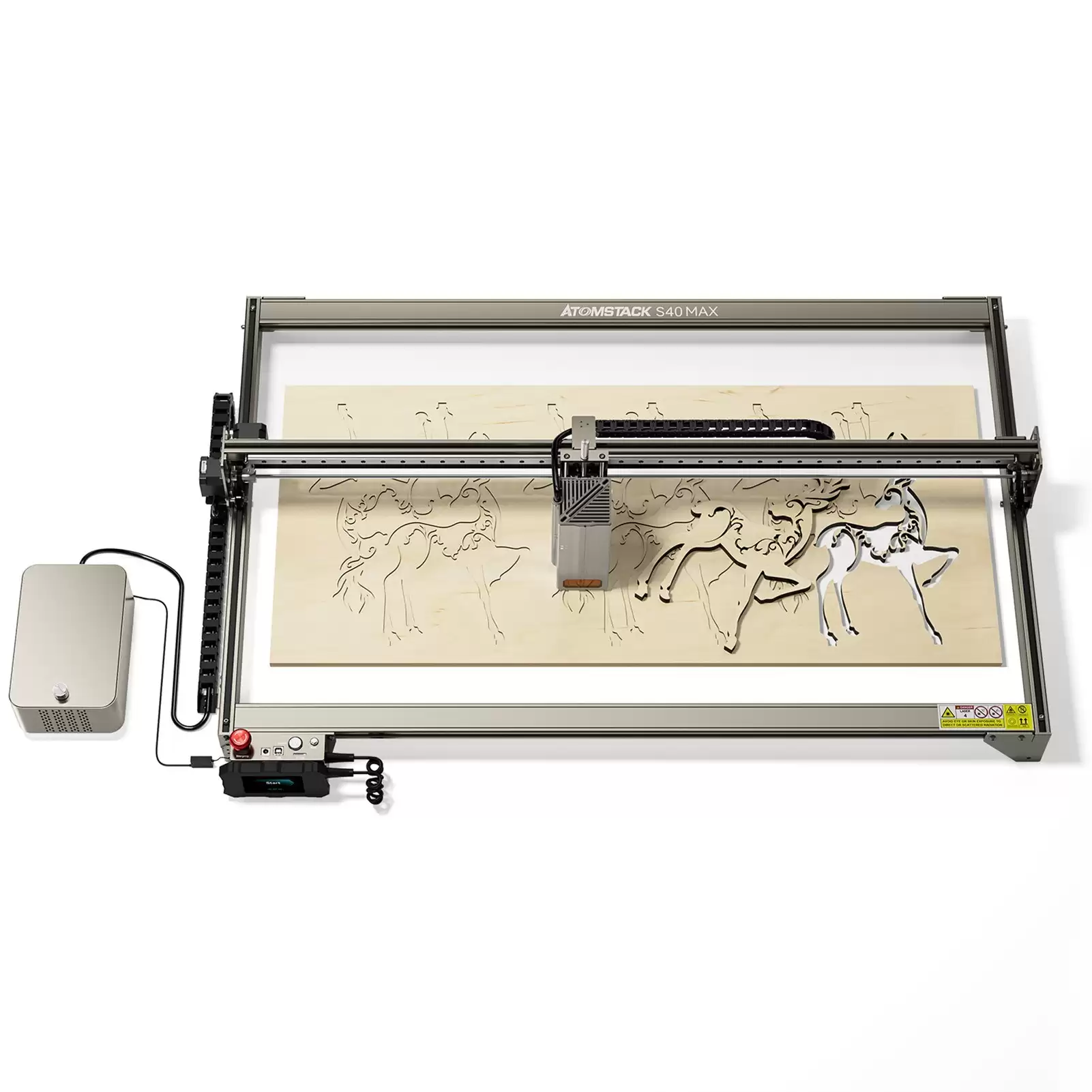 Order In Just $1029 Atomstack S40 Max 40w Laser Engraver With Dual Air Assist Pump 850x400mm Working Area With This Discount Coupon At Tomtop