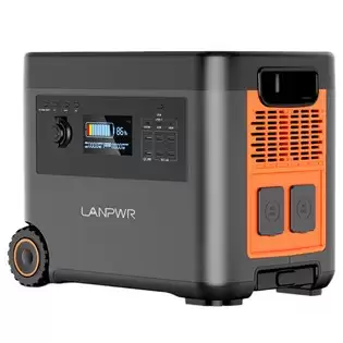 Order In Just €829.00 Lanpwr 2500w Portable Power Station, 2160wh Lifepo4 Solar Generator, 15w Wireless Charging, 14 Outlets, 65 Mins Ac Fast Charging, For Balcony Solar System, Camping, Rv Trip, Outdoor Party, Home Use - Black And Orange With This Discount Coupon At Geekbuy