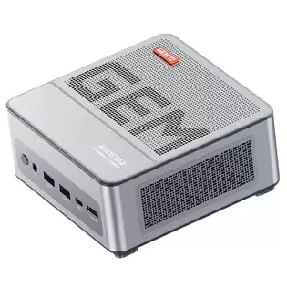 Pay Only €599.00 For Aoostar Gem12 Mini Pc, Amd Ryzen 7 8845hs 8 Core Up To 5.1ghz, 32gb Ddr5 Ram 1tb Pcle 4.0 Ssd, Hdmi 2.1 + Dp 1.4+ Usb 4 + Type-c 4k 120hz Four Screen Display, Wifi 6 Bluetooth 5.2, 2*2.5g Lan, 2*usb3.2 2*usb2.0 1*oculink, Adjustable Bios - Silver With Th