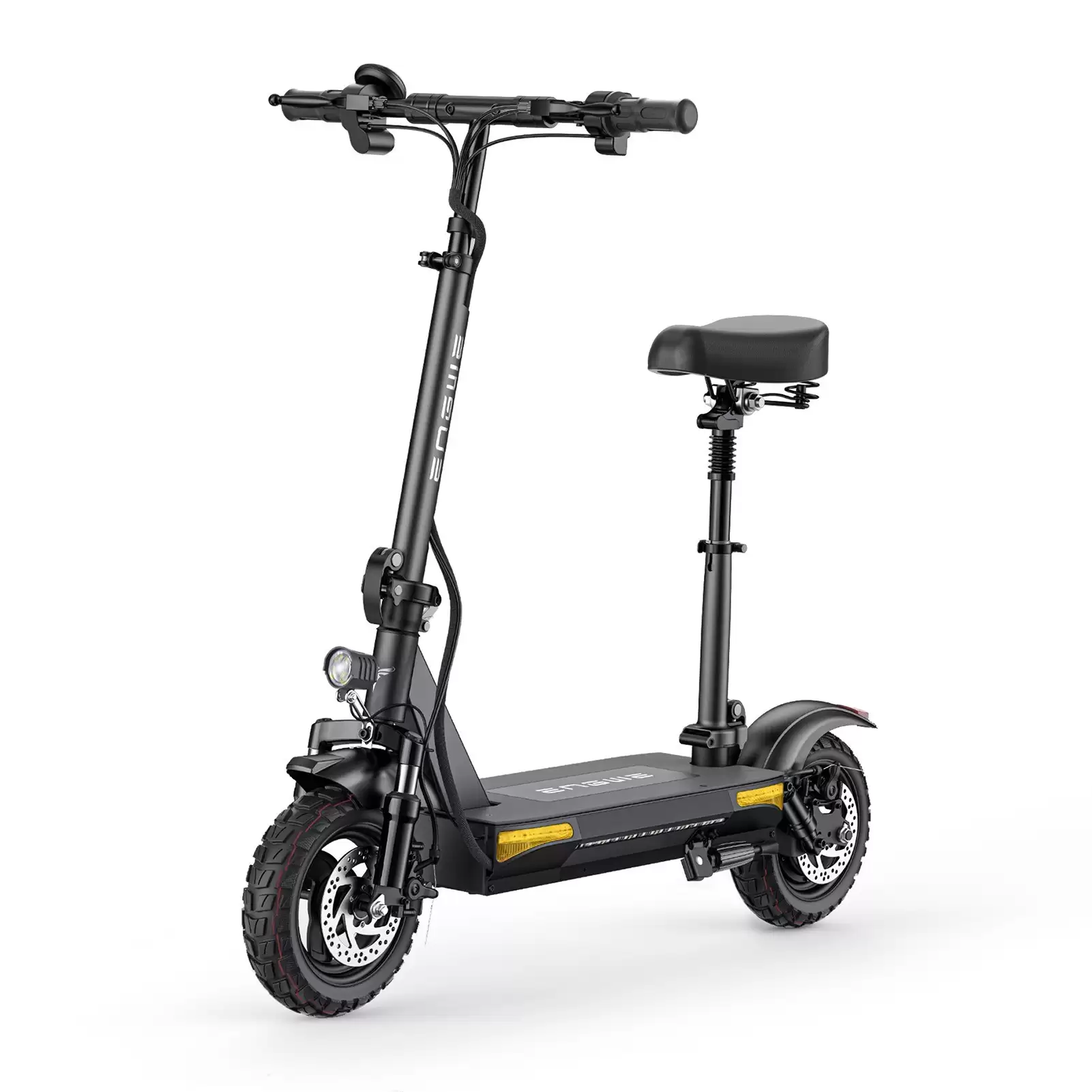 Get Extra 52% Off On Engwe S6 Folding Electric Scooter With Seat 10 Inch Off-Road Tire Tubeless Wheels 500w (Peak 700w) Brushless Motor 48v 15.6ah Battery 264lb Max Payload At Tomtop