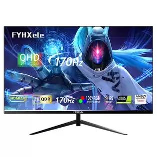 Pay Only $187.63 For Fyhxele Fy27qhm2 27-inch Monitor, 2560*1440 Qhd 16:9 Ips Screen, 170hz Refresh Rate, 1ms Gtg Response Time, 100% Srgb, 1000:1 Contrast, Freesync, 1*dp 1.4 2*hdmi 2.0 1*usb 2.0 1*audio, Tilt Adjustment & Vesa Mount With This Coupon Code At Geekbuying