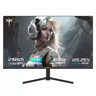 Pay Only $124.99 For Ktc H24t09p Gaming Monitor, 24 Inch 1920x1080 16:9 Fhd 165hz Eled Fast Ips Panel Screen, Hdr10 1ms Mprt Response Time Low-blue Compatible With Freesync G-sync, 2xhdmi2.0 2xdp1.2 Audio Vesa Displayer With This Coupon Code At Geekbuying