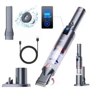 Order In Just €59.99 Smartai H5 Handheld Cordless Vacuum Cleaner, 17kpa Suction Power, 145w Power, 30min Runtime, Led Screen With This Discount Coupon At Geekbuying