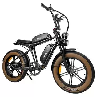 Pay Only $1,221.32 For Pvy X20 Electric Bike, 1000w Motor, 48v 30ah Dual-battery, 20*4.0'' Fat Tire, 50km/h Max Speed, 200km Max Range, Hydraulic Disc Brake, Suspension Fork, Shimano 7-speed, Lcd Display - Black With This Coupon Code At Geekbuying