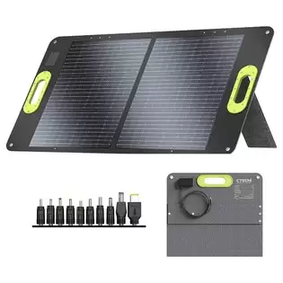Order In Just €99.99 Ctechi Sp-100 100w Portable Foldable Solar Panel, 23% High Conversion Rate, Ip67 Waterproof With This Discount Coupon At Geekbuying