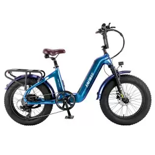 Pay Only €1399.00 For Fafrees F20 Master E-bike 20*4.0 Inch Air Tire 500w Rear Drive 25km/h Max Speed 48v 22.5ah Samsung Battery 140-160km Range Hydraulic Disc Brakes Carbon Fiber Frame - Blue With This Coupon Code At Geekbuying