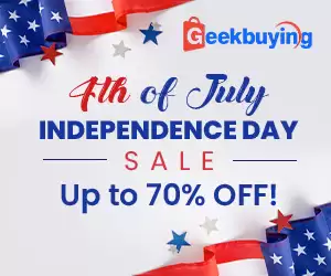 Independence Day Sale Geekbuying Deal Coupon Get upto 70% off