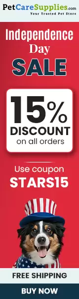 Get Flat 15% Off Your All Orders & Free Shipping With This Petcaresupplies Discount Voucher