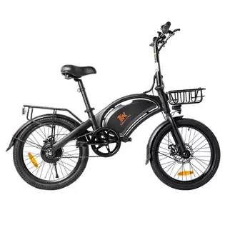 Pay Only €559.00 For Kukirin V1 Pro Electric Bike 20 Inch Tires 48v 350w Motor 45km/h Max Speed 7.5ah Battery 45km Range 120kg Max Load Dual Disc Brake + Electric Brake With Front Basket & Rear Rack With This Coupon Code At Geekbuying