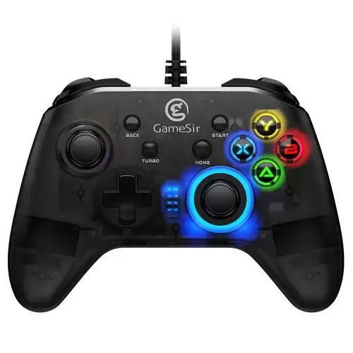 Pay Only $21.62 For Gamesir T4w Wired Turbo Gamepad For Playstation Pc Steam For Windows(7/8/10 ) Android Tv Box - Black With This Coupon At Geekbuying