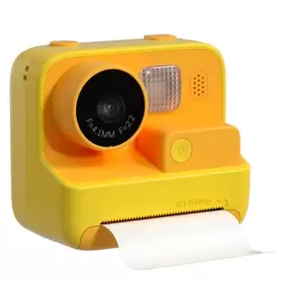 Order In Just $34.98 Wowkids K27 Kids Instant Print Camera, 48mp Front & Rear Dual Cameras, 1080p Resolution, 4 Filters, 32gb Tf Card, 1400mah Battery - Yellow With This Discount Coupon At Geekbuying