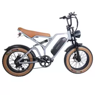Pay Only €979.00 For Eueni Fxh009 Pro Electric Bike 20x4.0 Inch Fat Tire 750w Motor 48v 15ah Battery 45km/h Max Speed Up To 96km Assist Range Shimano 7-speed Gear Double Damping System - Grey With This Coupon Code At Geekbuying