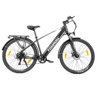 Order In Just $817.42 Touroll J1 27.5 Inch Trekking Bike With 250w Motor, 36v 15.6ah Battery, Max 100km Range, 1.8