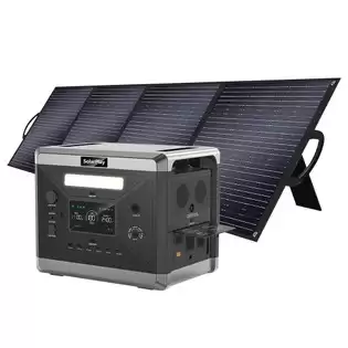 Order In Just €949.00 Solarplay Q2501 Portable Power Station + Solarplay T200 Solar Panel, 2400w/2160wh Lifepo4 Battery, 12 Output Ports, Fully Charged In 1.5 Hours, 4 Charging Method With This Discount Coupon At Geekbuying